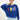 LANIUS Damen Statementsweatshirt aus Bio-Baumwolle in blue moon - Frontansicht
