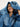 LANIUS Damen Jeansbluse aus Bio-Baumwolle in mid blue denim - Imageaufnahme
